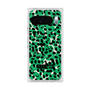 プレミアムスクエアケース with Pixelsnap［ ELLEgirl - レオパード - Green ］
