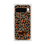 プレミアムスクエアケース with Pixelsnap［ ELLEgirl - レオパード - Brown ］