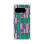 プレミアムスクエアケース with Pixelsnap［ ELLE - カットロゴ - ウィンター ］