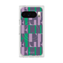 プレミアムスクエアケース with Pixelsnap［ ELLE - カットロゴ - ウィンター ］