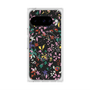 プレミアムスクエアケース with Pixelsnap［ ELLE - フラワー - 冬 ］