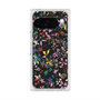 プレミアムスクエアケース with Pixelsnap［ ELLE - フラワー - 冬 ］