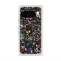 プレミアムスクエアケース with Pixelsnap［ ELLE - フラワー - 冬 ］