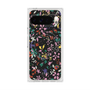 プレミアムスクエアケース with Pixelsnap［ ELLE - フラワー - 冬 ］