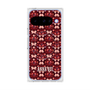 プレミアムスクエアケース with Pixelsnap［ ANNA SUI - バタフライハーツ - レッド ］