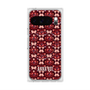 プレミアムスクエアケース with Pixelsnap［ ANNA SUI - バタフライハーツ - レッド ］