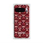 プレミアムスクエアケース with Pixelsnap［ ANNA SUI - バタフライハーツ - レッド ］