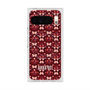 プレミアムスクエアケース with Pixelsnap［ ANNA SUI - バタフライハーツ - レッド ］