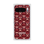 プレミアムスクエアケース with Pixelsnap［ ANNA SUI - バタフライハーツ - レッド ］