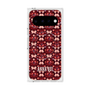 プレミアムスクエアケース with Pixelsnap［ ANNA SUI - バタフライハーツ - レッド ］