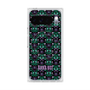 プレミアムスクエアケース with Pixelsnap［ ANNA SUI - バタフライハーツ - グリーン ］