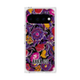 プレミアムスクエアケース with Pixelsnap［ ANNA SUI - ガーデンフワラー - マゼンタ ］