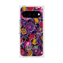 プレミアムスクエアケース with Pixelsnap［ ANNA SUI - ガーデンフワラー - マゼンタ ］