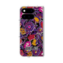 プレミアムスクエアケース with Pixelsnap［ ANNA SUI - ガーデンフワラー - マゼンタ ］