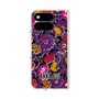 プレミアムスクエアケース with Pixelsnap［ ANNA SUI - ガーデンフワラー - マゼンタ ］