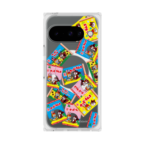 プレミアムスクエアケース with Pixelsnap［ クッピーラムネ - 復刻パッケージ ］