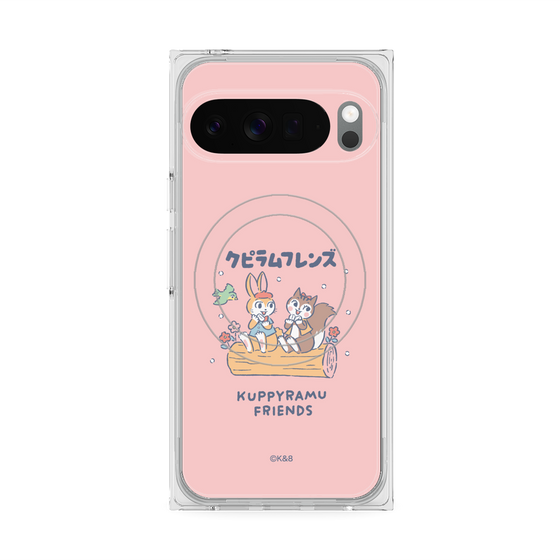 プレミアムスクエアケース with Pixelsnap［ クピラムフレンズ - フレンズ ］