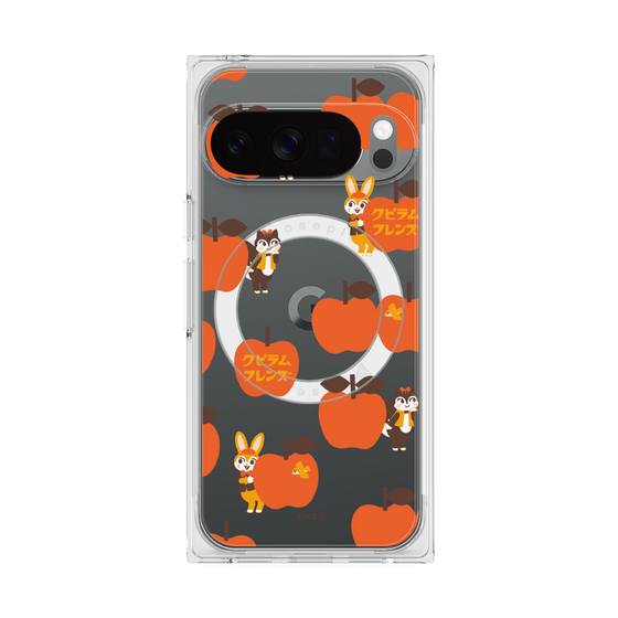 プレミアムスクエアケース with Pixelsnap［ クピラムフレンズ - アップル ］