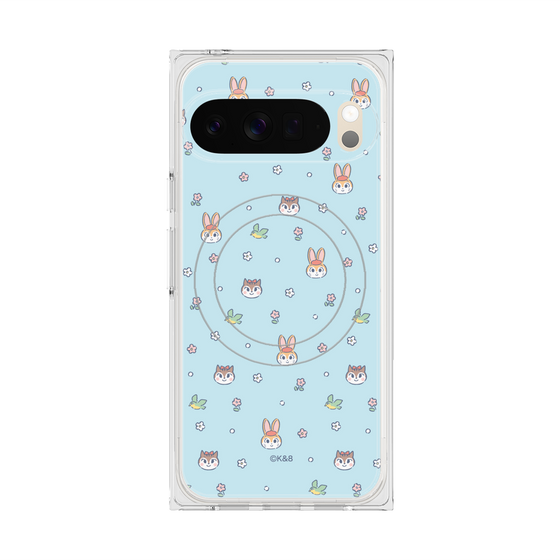 プレミアムスクエアケース with Pixelsnap［ クピラムフレンズ - イラスト ］