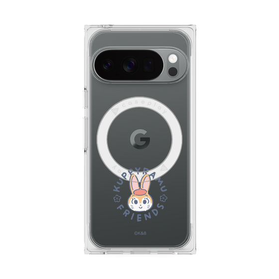 プレミアムスクエアケース with Pixelsnap［ クピラムフレンズ - ロゴ - クッピー ］