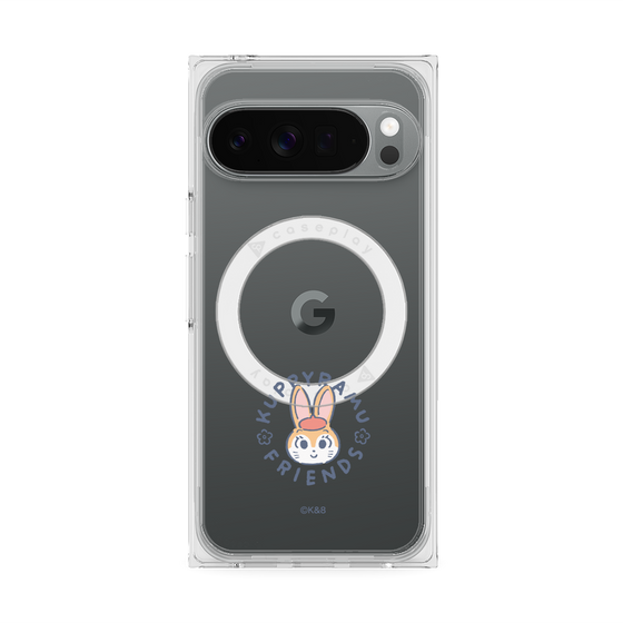 プレミアムスクエアケース with Pixelsnap［ クピラムフレンズ - ロゴ - クッピー ］