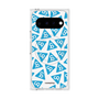 プレミアムスクエアケース with Pixelsnap［ オリジナル - CASEPLAYロゴマーク - ライトブルー ］