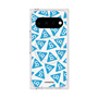 プレミアムスクエアケース with Pixelsnap［ オリジナル - CASEPLAYロゴマーク - ライトブルー ］