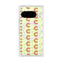 プレミアムスクエアケース with Pixelsnap［ オリジナル - CASEPLAYイニシャル総柄 - オレンジ ］