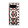 プレミアムスクエアケース with Pixelsnap［ オリジナル - CASEPLAYイニシャル総柄 - オレンジ ］