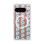 プレミアムスクエアケース with Pixelsnap［ オリジナル - CASEPLAYイニシャル総柄 - オレンジ ］