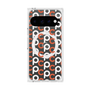 プレミアムスクエアケース with Pixelsnap［ オリジナル - CASEPLAYイニシャル総柄 - オレンジ ］
