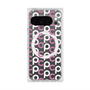 プレミアムスクエアケース with Pixelsnap［ オリジナル - CASEPLAYイニシャル総柄 - ピンク ］