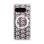 プレミアムスクエアケース with Pixelsnap［ オリジナル - CASEPLAYイニシャル総柄 - ピンク ］
