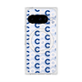 プレミアムスクエアケース with Pixelsnap［ オリジナル - CASEPLAYイニシャル総柄 - ネイビー ］