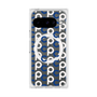 プレミアムスクエアケース with Pixelsnap［ オリジナル - CASEPLAYイニシャル総柄 - ネイビー ］