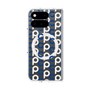 プレミアムスクエアケース with Pixelsnap［ オリジナル - CASEPLAYイニシャル総柄 - ネイビー ］
