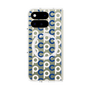 プレミアムスクエアケース with Pixelsnap［ オリジナル - CASEPLAYイニシャル総柄 - ネイビー ］