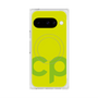 プレミアムスクエアケース with Pixelsnap［ オリジナル - CASEPLAYイニシャル - グリーン ］