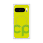 プレミアムスクエアケース with Pixelsnap［ オリジナル - CASEPLAYイニシャル - グリーン ］