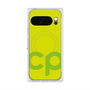 プレミアムスクエアケース with Pixelsnap［ オリジナル - CASEPLAYイニシャル - グリーン ］