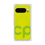 プレミアムスクエアケース with Pixelsnap［ オリジナル - CASEPLAYイニシャル - グリーン ］