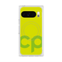 プレミアムスクエアケース with Pixelsnap［ オリジナル - CASEPLAYイニシャル - グリーン ］