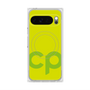 プレミアムスクエアケース with Pixelsnap［ オリジナル - CASEPLAYイニシャル - グリーン ］