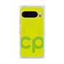 プレミアムスクエアケース with Pixelsnap［ オリジナル - CASEPLAYイニシャル - グリーン ］