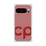 プレミアムスクエアケース with Pixelsnap［ オリジナル - CASEPLAYイニシャル - レッド ］