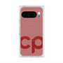 プレミアムスクエアケース with Pixelsnap［ オリジナル - CASEPLAYイニシャル - レッド ］