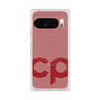 プレミアムスクエアケース with Pixelsnap［ オリジナル - CASEPLAYイニシャル - レッド ］