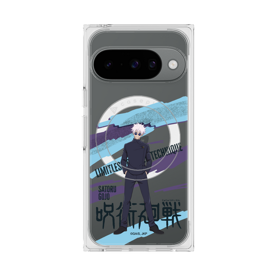 プレミアムスクエアケース with Pixelsnap［ 呪術廻戦 - 立ち絵 - 五条 悟（懐玉・玉折） ］