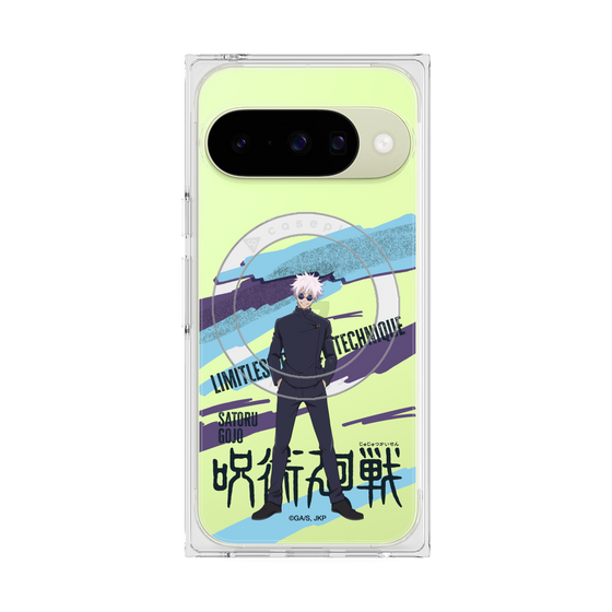プレミアムスクエアケース with Pixelsnap［ 呪術廻戦 - 立ち絵 - 五条 悟（懐玉・玉折） ］