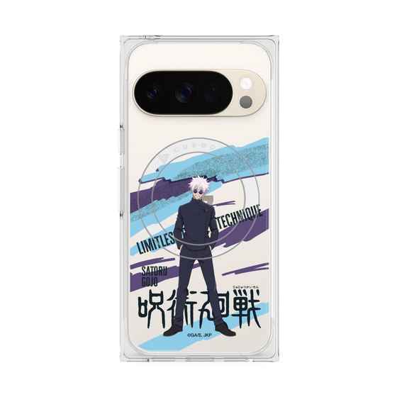 プレミアムスクエアケース with Pixelsnap［ 呪術廻戦 - 立ち絵 - 五条 悟（懐玉・玉折） ］